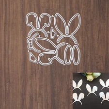 Little Bunny Rabbit Ears Headbands Cutting & Embossing Dies – Easter Spring