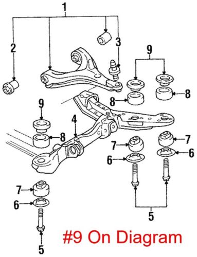NEW OEM GM Front Subframe Crossmember Spacer 25526705 Buick Pontiac Olds 1985-99 - Picture 3 of 6