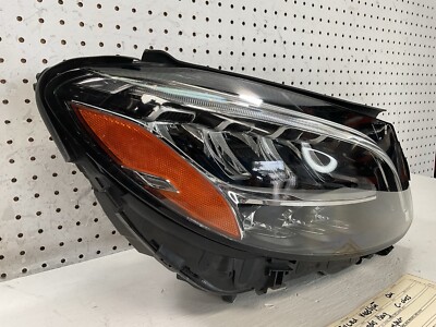 2019 2021 MERCEDES BENZ C CLASS RIGHT LED HEADLIGHT LAMP OEM A205