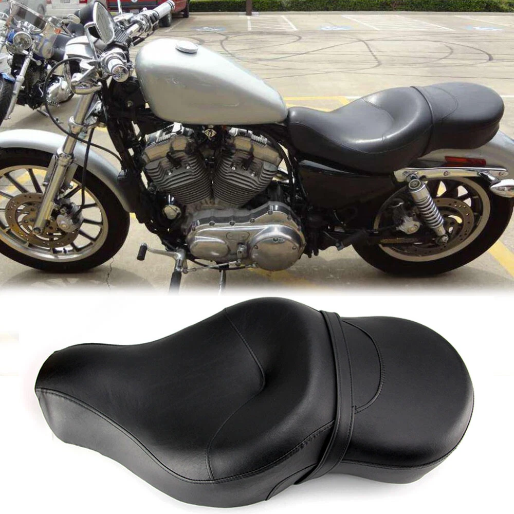 For Harley Davidson Sportster 1200 Custom Motorcycle Passenger Single Solo  Seat