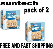 Rice Krispies Treats Homestyle Original Chewy Marshmallow Snack Bars, Ready-to-E