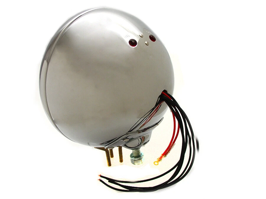 Faro K cromado de 7 pulgadas para Harley Davidson Foto 2 de 3