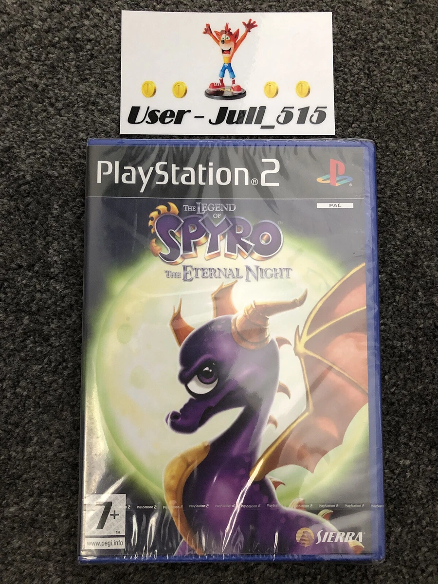 Playstation 2 Game The Legend Of Spyro Eternal Night Superb