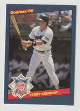 1986 Donruss All-Stars Terry Kennedy San Diego Padres #7 Near Mint or Better