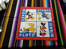 Vintage Disney Mickey Mouse Bandana Made In USA