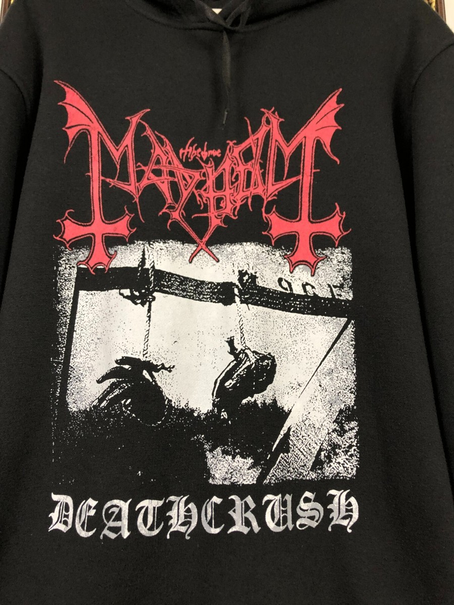 【KOOLOSET】Vintage Mayhem Dying Hood Vintage Mayhem Deathcrush Hoodie Band Jacket Rare Hype Over