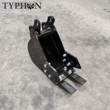 Mini Excavator Attachment Narrow Rock Bucket 200mm 2-Teeth Trenching Buckets