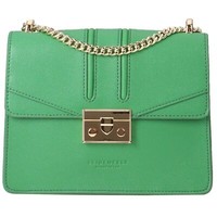 Seidenfelt Roros UmhäNgetasche 21Cm #SDF-1003-54 (Electricgreen-Gold)