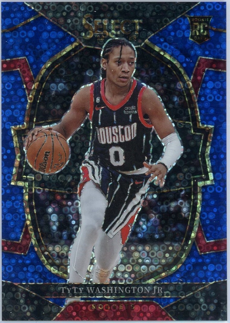TyTy Washington 2022-23 Select Concourse Blue Disco 9/25