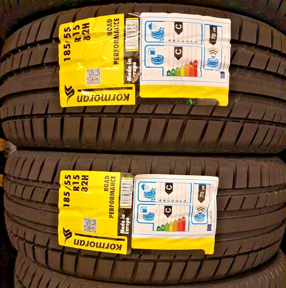 2X NEW CAR TYRES TAURUS/KORMORAN BY MICHELIN 185/55/15 185 55 R15 82H ...