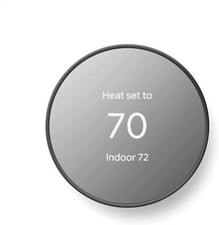  Google NEST Programmable Thermostat Charcoal -NEW!