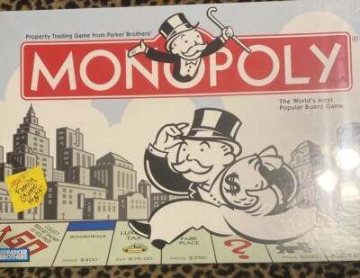 Monopoly Board Game Original Parker Brothers Classic 2004 Edition FACTORY SEALED
