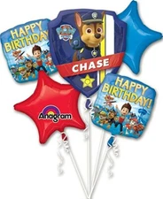 Anagram Paw Patrol Birthday Foil Balloon Bouquet 5 Piece
