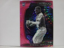 2022 Panini Chronicles Titan Pink Pulsar Vidal Brujan #8 Rookie RC
