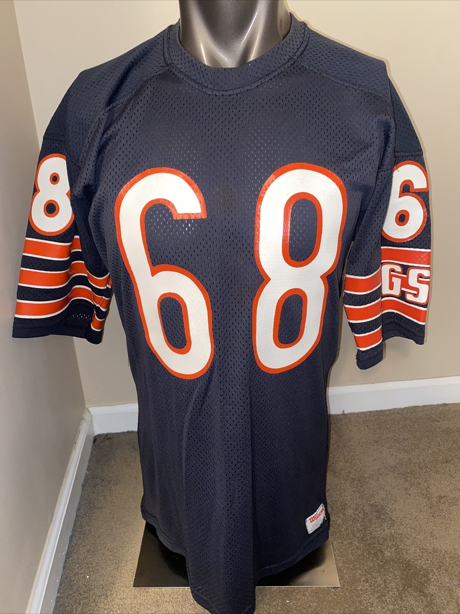 Chicago Bears #68 Vintage Wilson Authentic Jersey Size 42 Blank