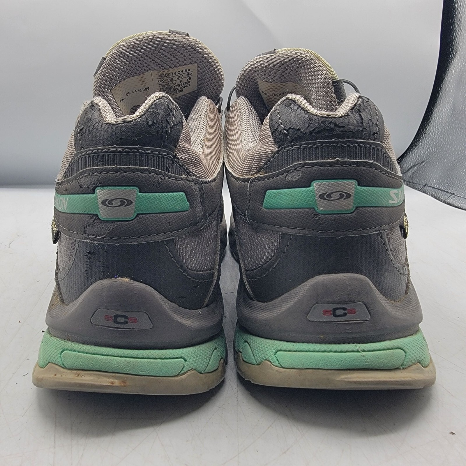 Scarpe Salomon XA Comp 4 SCS da donna taglia 9 grigie Gore Tex trail running escursionismo 104