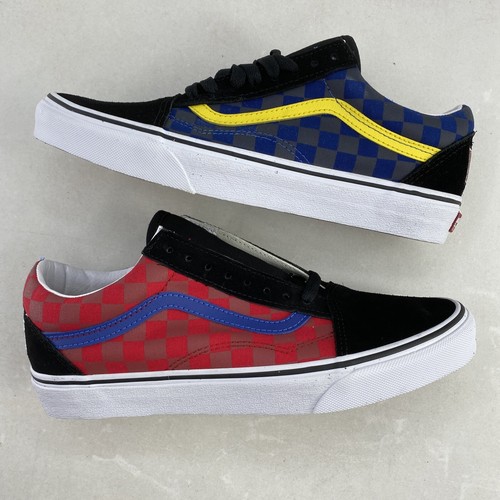 vans old skool otw rally checker multi black