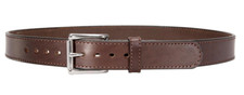 USA Made - Stitched Bullhide Leather Gun Belt - Heavy Full-grain Leather