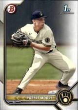 2022 Bowman Draft Robert Moore #BD-131 Milwaukee Brewers 13J