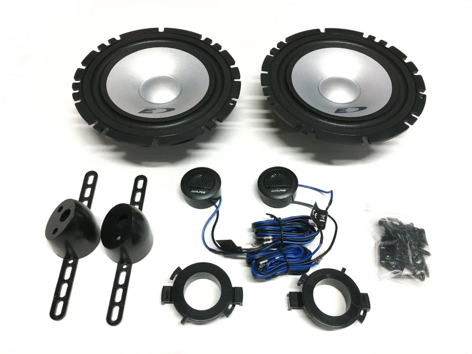 ALPINE SXE1750S+SXE1325S Casse Altoparlanti Ant + Post per MERCEDES CLC (CL203) - Immagine 2 di 4