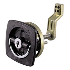 PERKO BLACK FLUSH LOCK 2.5"  X 2.5" W/ OFFSET CAM BAR 