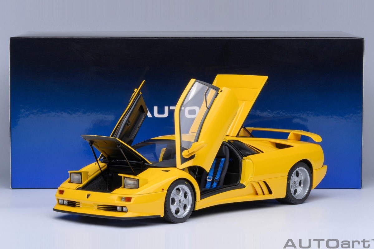 ミニカー Autoart 1/18 Lamborghini Diablo GTR AUTOart 1/18 Lamborghini Diablo GTR 2001 metallic black