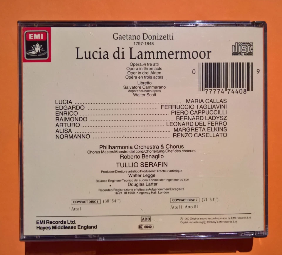 Donizetti Lucia di Lammermoor (2 CD) - Bild 4 von 4