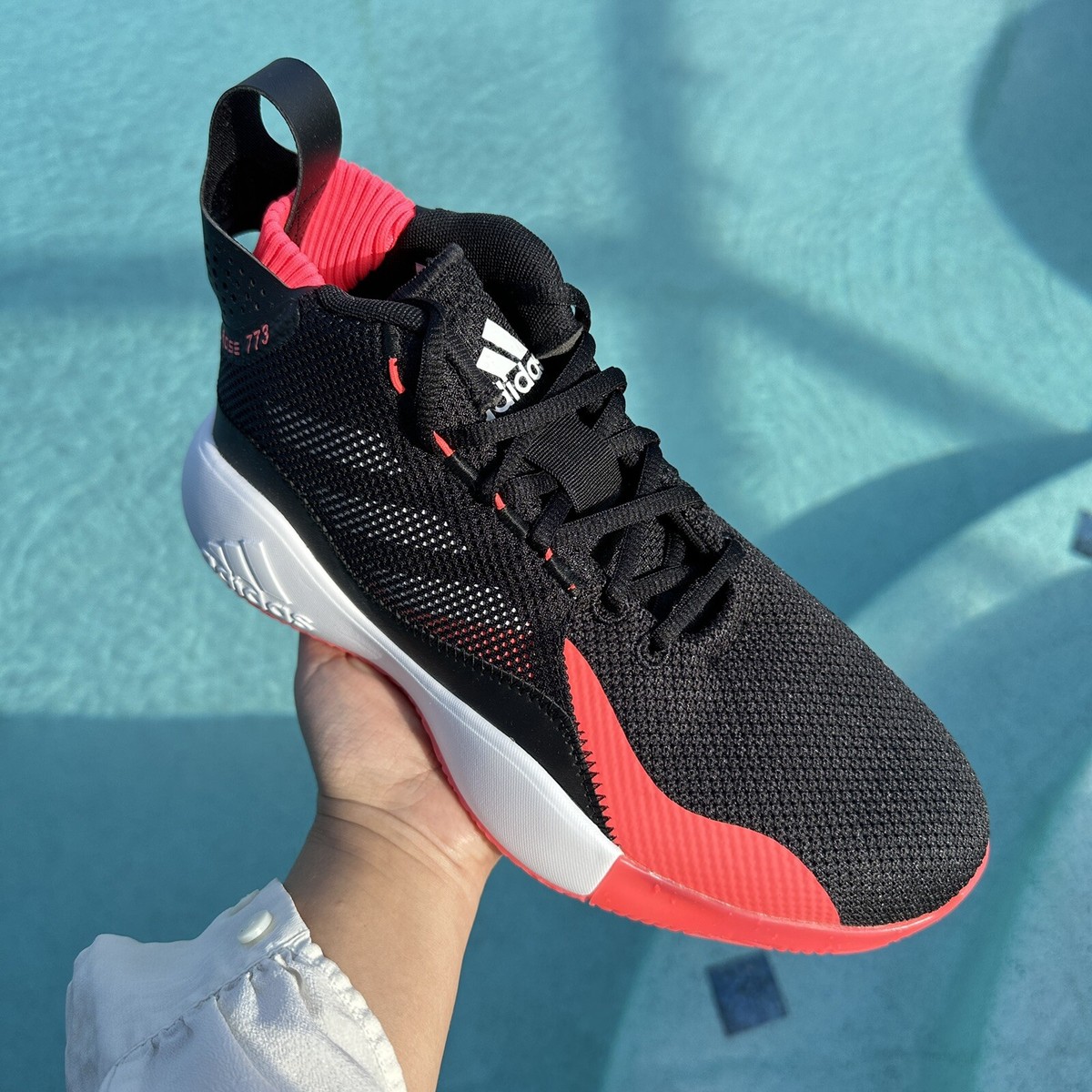 Adidas D Rose 773 Black Signal Pink Men's Basketball Shoes FW8663