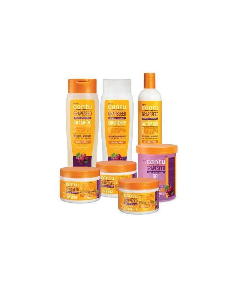 Cantu | Grapeseed Strengthening Hair Care Products For Curly And Wavy Hair - Image 4 of 4