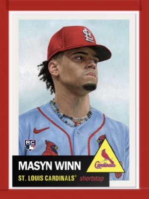  MASYN WYNN  RC Topps Living Set #745  CARDINALS