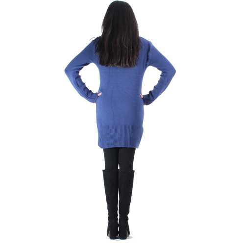 Ladies Cowl Neck Jumper Sweater Tops Tunic Long Sleeve Dress Size S Plus Size 18 - 第 82/147 張圖片