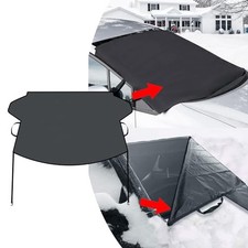 Ice & Snow Windshield Cover - Frost Removal Wiper Protector, 600D Oxford