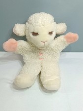 1987 Baby Lamb Chop And Me Shari Lewis Hand Puppet Pink White Plush Hudson's
