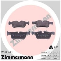 Bremsbelagsatz Scheibenbremse FüR BMW X1 F48 1.5 2.0 14 Bis 22 Zimmermann Teil