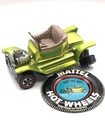 1968 Hot Wheels Redline Hot Heap Vintage Diecast Toy Car in Lime Green Antifreez