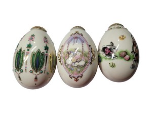 Lenox China Treasures Collection Easter Egg Set – Issued 1995