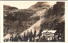 Sperry  Glacier Chalet GLACIER National Park Montana RPPC  R.E. Marble