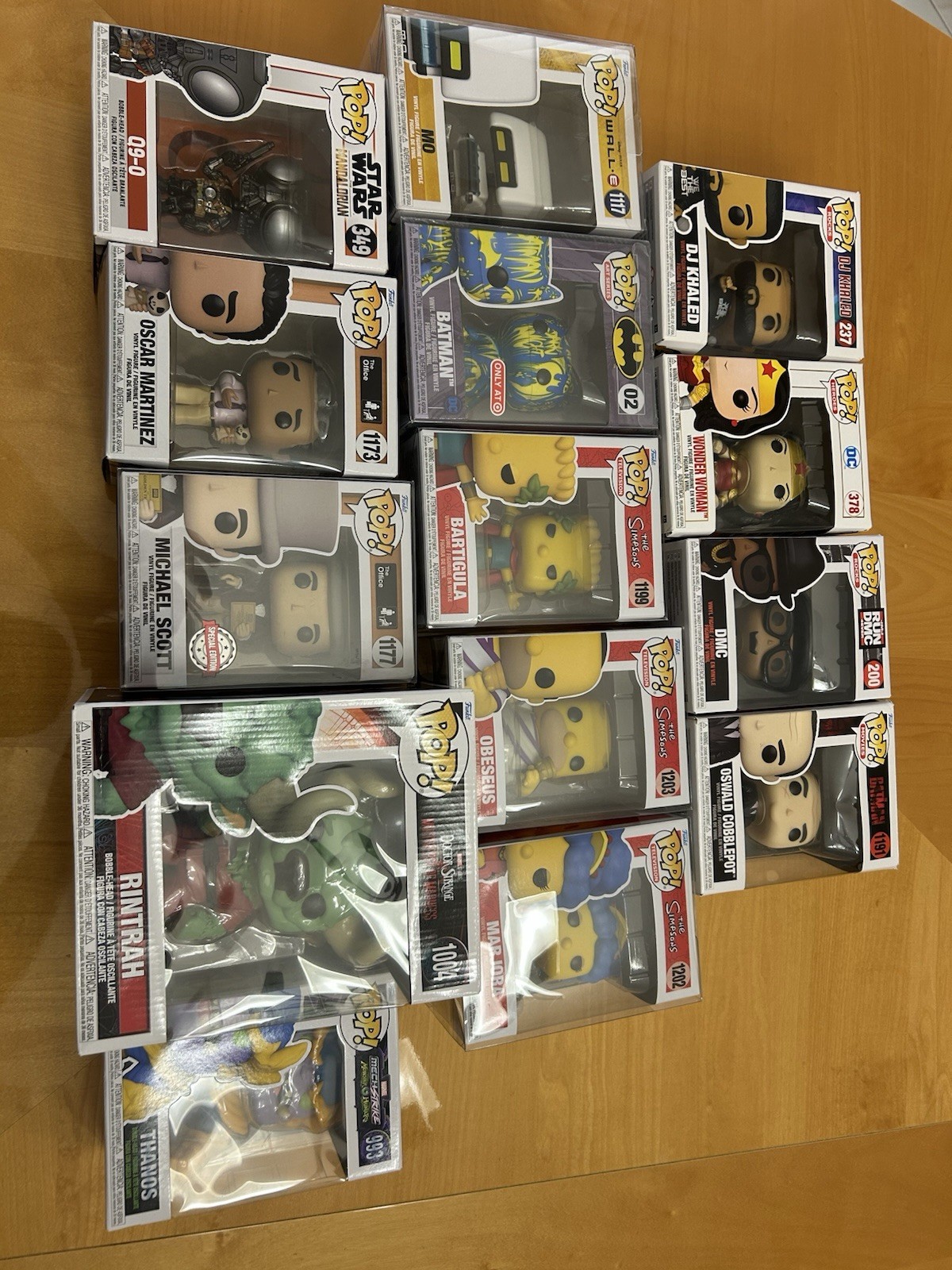 Funko Pop Lot (14 Funko Pops) (one of the funko pops is a jumbo)