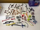67 Vintage Teenage Mutant Ninja Turtles Lot Figure Weapons Accessories Part TMNT