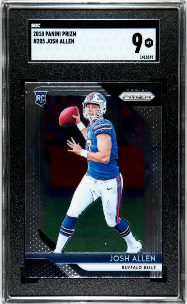 2018 Panini Prizm Josh Allen #205 SGC 9