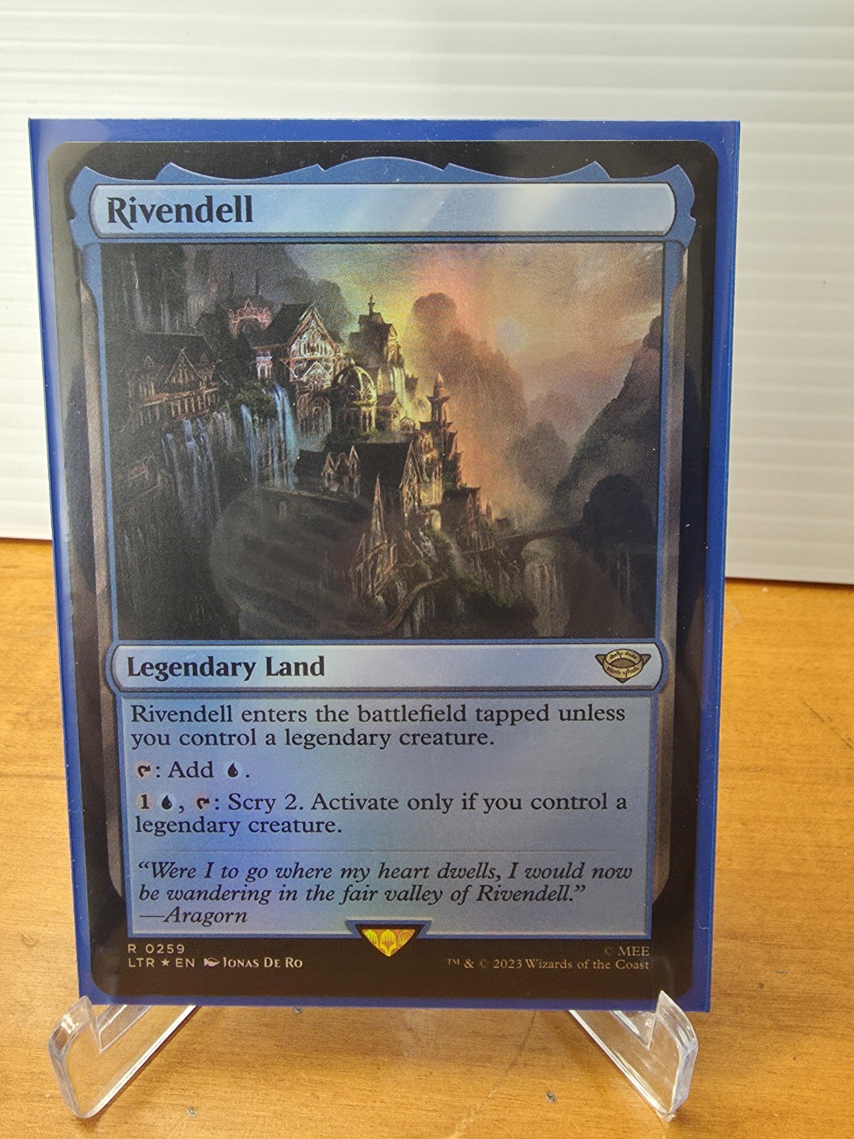 Rivendell #259 (Foil) (NM) Lord of the Rings LTR Magic MTG