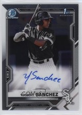 2021 Bowman Chrome Prospects Auto Yolbert Sanchez #CPA-YSA Auto 8td