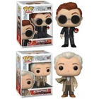 Funko Pop! Television Good Omens #1077 1078 Aziraphale w/ Book Crowley w/ Apple