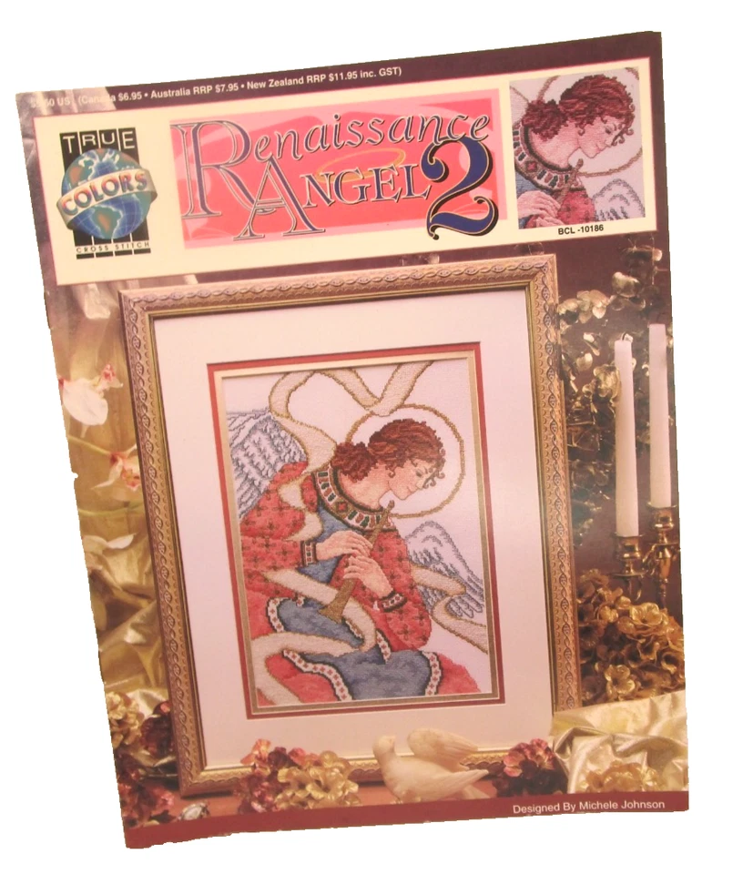 2True Colors Renaissance Angels Cross Stitch Pattern Charts BCL-10186 BCL-10176 - Image 2 of 4