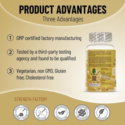 Wins Town ~ Ultra Whitening Skin Glutathione Liposomal Softgels Supplement 