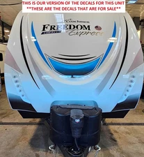 2018-19 Coachmen Freedom Liberty Express Trailer - Cap RV Decals - OUR VERSION