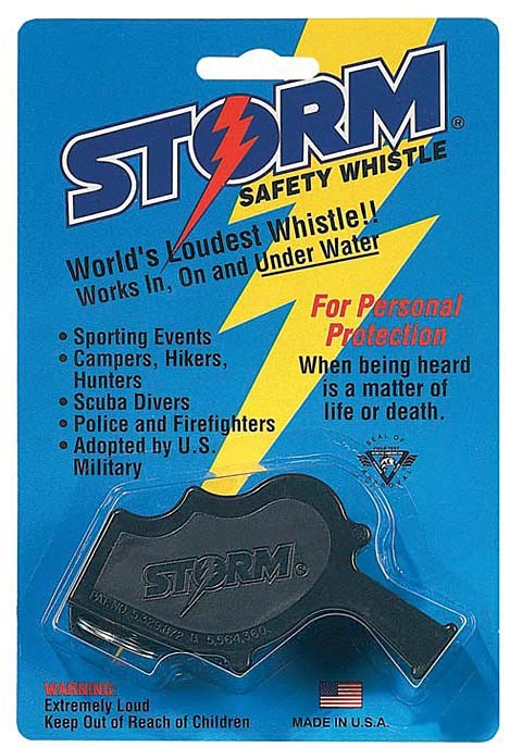Storm Safety Whistles - Loud and Reliable Black Whistle for Emergency 3990₽