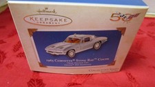 Hallmark Keepsake 1963 Corvette Sting Ray Coupe Christmas Tree Ornament
