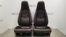 07 Porsche Boxster S 987 Power Memory Heat Seat Set Left And Right Cocoa Leather 07 Porsche Boxster S 987 Power Memory Heat Seat Set Left And Right Cocoa Leather