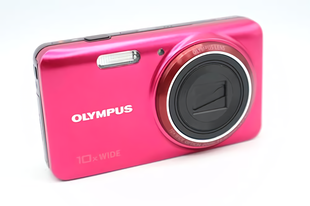 Olympus Stylus VH-520 14.0 MP Red Compact Digital Camera Used From